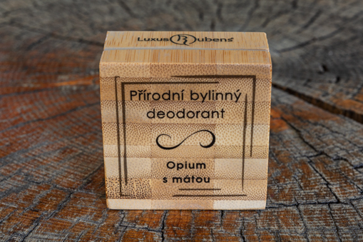 Přírodní bylinný deodorant Opium s mátou